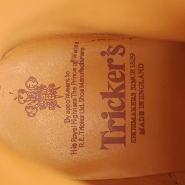 未使用★トリッカーズ SIZE 6.5【定価￥132,000-★STOW/エイコンアンティーク】5634/ストウ/カントリーブーツ/薄茶/Tricker's★k933