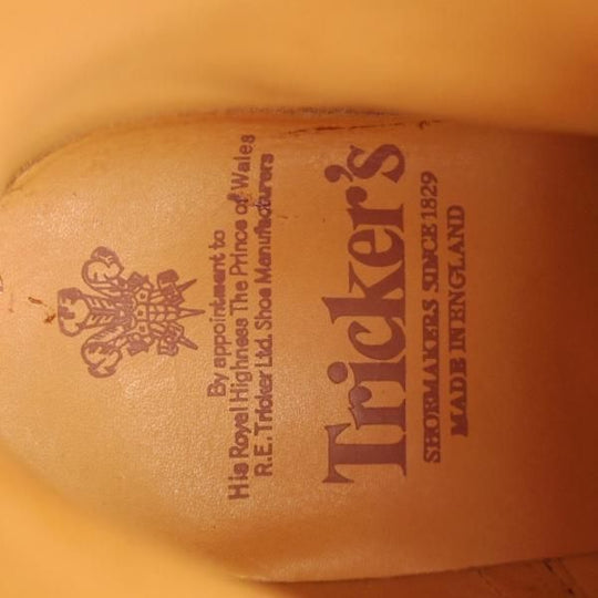 未使用★トリッカーズ SIZE 6.5【定価￥132,000-★STOW/エイコンアンティーク】5634/ストウ/カントリーブーツ/薄茶/Tricker's★k933