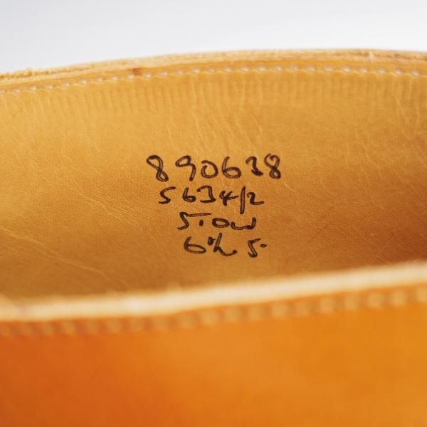 未使用★トリッカーズ SIZE 6.5【定価￥132,000-★STOW/エイコンアンティーク】5634/ストウ/カントリーブーツ/薄茶/Tricker's★k933