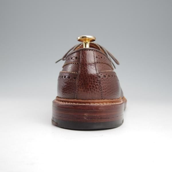 美品★オールデン 7E【現行定価13万円程度★ロングウイング/D4517/アンティークエッジ】バリーラスト/濃茶/メンズ/ALDEN★k935