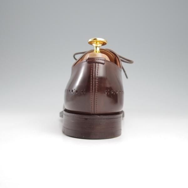 極美品★(英)チーニー 6F【★イミテーションブローグ/3888ラスト】ホールカット/カーフ/濃茶/メンズ/CHEANEY★k936