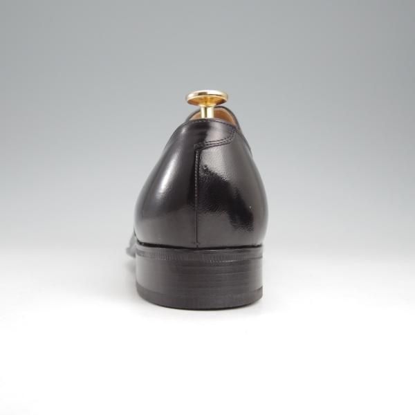 未使用★銀座ヨシノヤ SIZE 26【小笠原シューズ製★サイドエラスティック】カーフ/黒/メンズ/Ginza Yoshinoya★k940