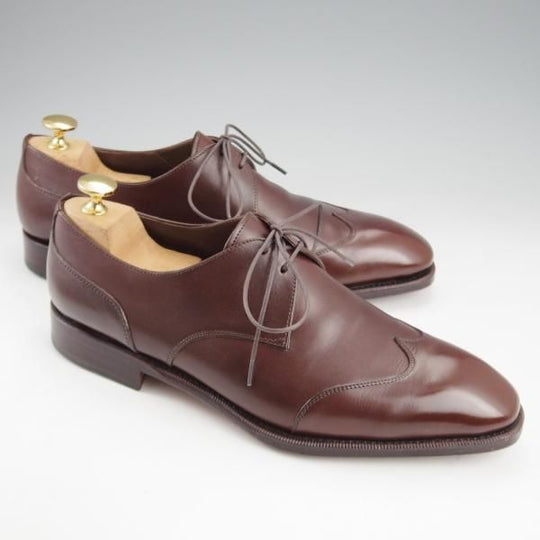 ★(スペイン製)カルミナ SIZE 7【トレーディングポスト別注★ショートウイング/80004】カーフ/濃茶/メンズ/CARMINA★k941