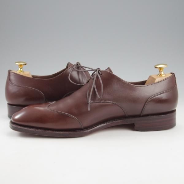 ★(スペイン製)カルミナ SIZE 7【トレーディングポスト別注★ショートウイング/80004】カーフ/濃茶/メンズ/CARMINA★k941