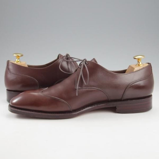 ★(スペイン製)カルミナ SIZE 7【トレーディングポスト別注★ショートウイング/80004】カーフ/濃茶/メンズ/CARMINA★k941