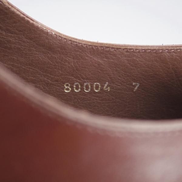 ★(スペイン製)カルミナ SIZE 7【トレーディングポスト別注★ショートウイング/80004】カーフ/濃茶/メンズ/CARMINA★k941