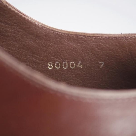 ★(スペイン製)カルミナ SIZE 7【トレーディングポスト別注★ショートウイング/80004】カーフ/濃茶/メンズ/CARMINA★k941