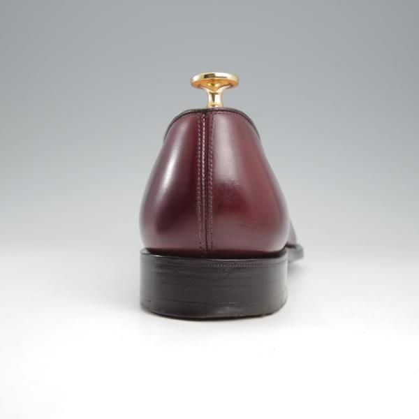 極上★チャーチ 60F/UK6【★コインローファー/NETTON 450】93ラスト/ネバダカーフ/バーガンディー/赤茶/メンズ/Church's★k943