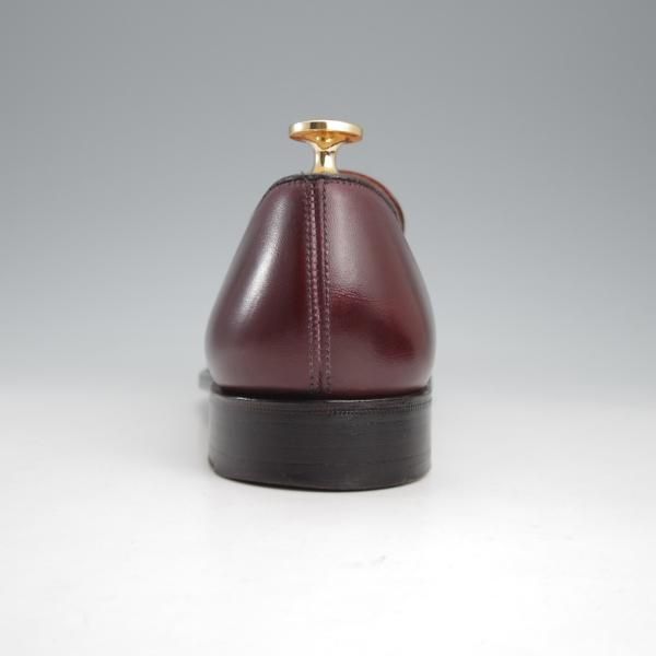 極上★チャーチ 60F/UK6【★コインローファー/NETTON 450】93ラスト/ネバダカーフ/バーガンディー/赤茶/メンズ/Church's★k943