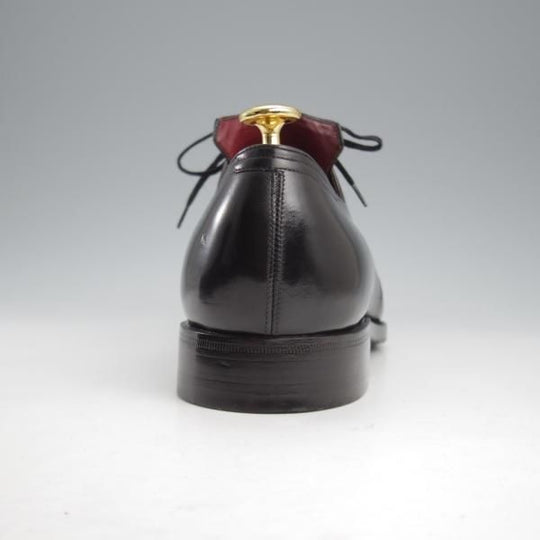 ★(仏)Corthay/コルテ SIZE 10【現行定価￥236,500-★純正シューツリー付き/Arca/アルカ】プレーントゥ/Vフロント/カーフ/黒/メンズ★k947