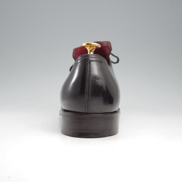 ★(仏)Corthay/コルテ SIZE 10【現行定価￥236,500-★純正シューツリー付き/Arca/アルカ】プレーントゥ/Vフロント/カーフ/黒/メンズ★k947