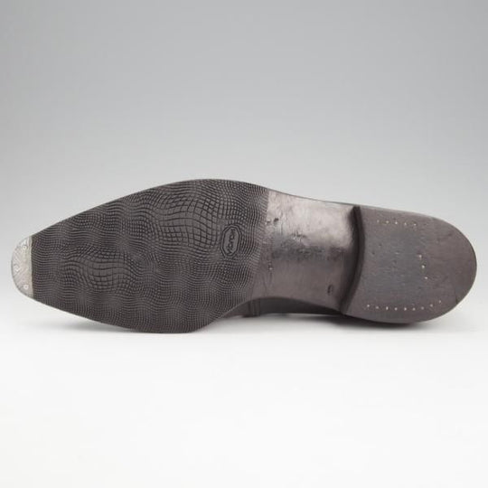 ★(仏)Corthay/コルテ SIZE 10【現行定価￥236,500-★純正シューツリー付き/Arca/アルカ】プレーントゥ/Vフロント/カーフ/黒/メンズ★k947