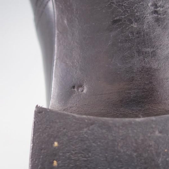 ★(仏)Corthay/コルテ SIZE 10【現行定価￥236,500-★純正シューツリー付き/Arca/アルカ】プレーントゥ/Vフロント/カーフ/黒/メンズ★k947