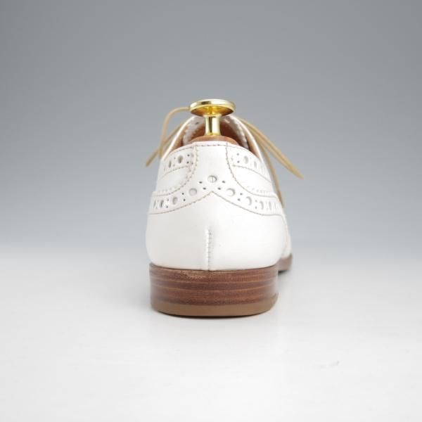 極上★チャーチ(レディース) SIZE 36.5【★BURWOOD 3W/バーウッド】フルブローグ/カーフ/白/Church's★k949