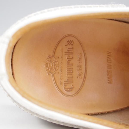 極上★チャーチ(レディース) SIZE 36.5【★BURWOOD 3W/バーウッド】フルブローグ/カーフ/白/Church's★k949