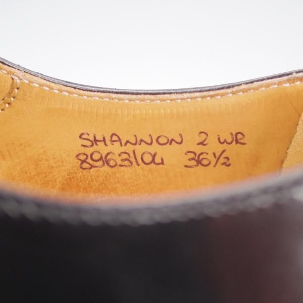 未使用★チャーチ(レディース) SIZE 36.5【定価￥160,600-★シャノン/SHANNON 2WR】プレーントゥ/黒/Church's★k951