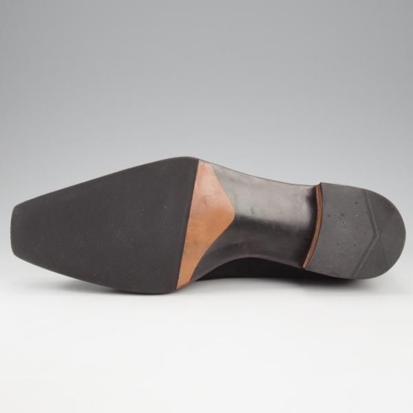 極上★(浅草)ギルド・オブ・クラフツ US6.5D程度【税込上代￥330,000-★最上級/フルハンドメイド】サイドゴアブーツ/クロコ/黒★k954