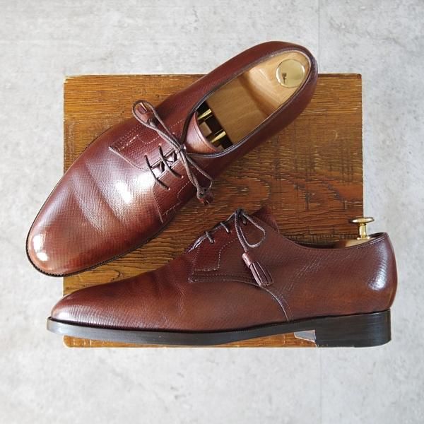 極上★Yutaka Moriguchi/森口 豊 UK7.5程度【注文価格16.5万円〜★ハンドソーンウェルテッド製法/ホーウィン社/ハッチグレイン】濃茶★k956