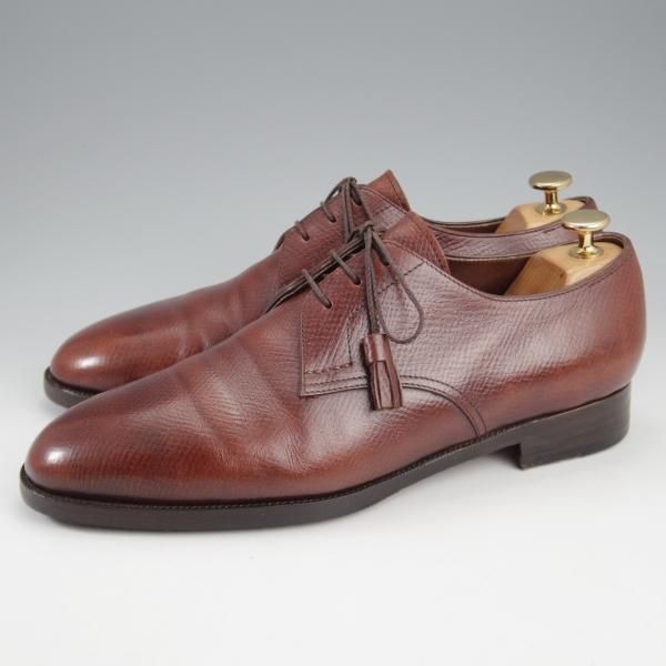 極上★Yutaka Moriguchi/森口 豊 UK7.5程度【注文価格16.5万円〜★ハンドソーンウェルテッド製法/ホーウィン社/ハッチグレイン】濃茶★k956