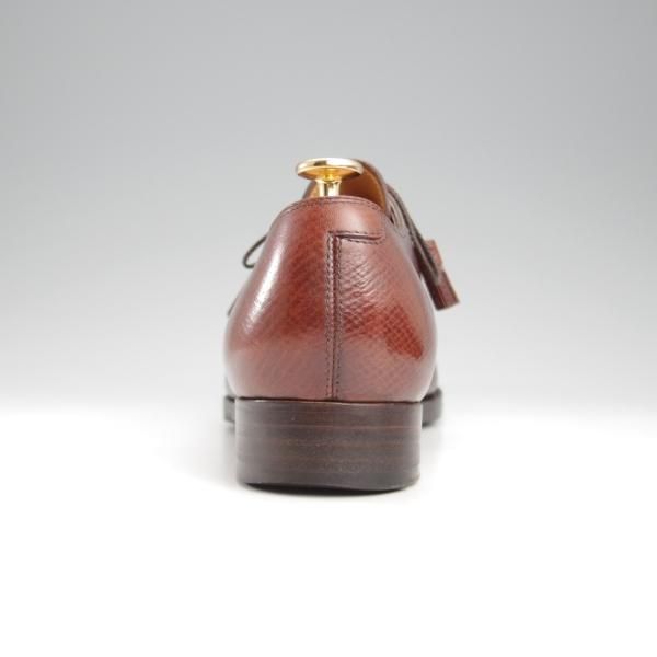 極上★Yutaka Moriguchi/森口 豊 UK7.5程度【注文価格16.5万円〜★ハンドソーンウェルテッド製法/ホーウィン社/ハッチグレイン】濃茶★k956