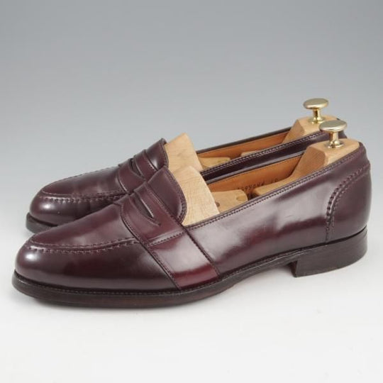 極上★オールデン 9D【現行定価20万円以上★コードバン/684/フルストラップ】アバディーンラスト/コインローファー/赤茶/ALDEN★k960