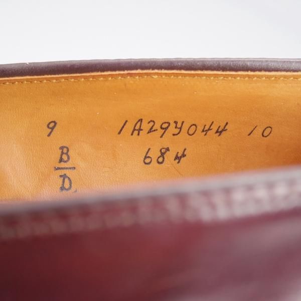 極上★オールデン 9D【現行定価20万円以上★コードバン/684/フルストラップ】アバディーンラスト/コインローファー/赤茶/ALDEN★k960