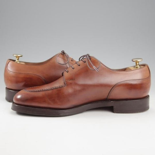 ★エドワードグリーン 7E【現行定価￥258,500-★ドーバー/DOVER】32ラスト/スキンステッチ/Uチップ/茶/メンズ/EDWARD GREEN★k961