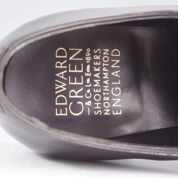 極美品★エドワードグリーン 9.5D【定価￥217,800-★チェルシー/CHELSEA/82ラスト】ストレートチップ/カーフ/黒/EDWARD GREEN★k963