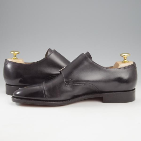 未使用★ジョンロブ 5.5E【定価￥237,600-★WILLIAM/ウィリアム/TENSILE】9795ラスト/ダブルモンク/カーフ/黒/メンズ/JOHN LOBB★k982