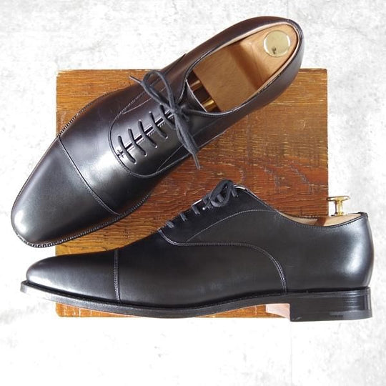 未使用★チャーチ 100G/UK10【★ストレートチップ/COPPICE】119ラスト/カーフ/黒/メンズ/Church's★k983