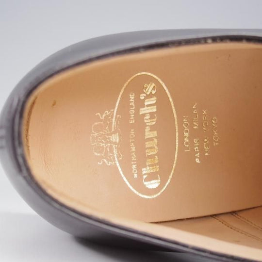 未使用★チャーチ 100G/UK10【★ストレートチップ/COPPICE】119ラスト/カーフ/黒/メンズ/Church's★k983