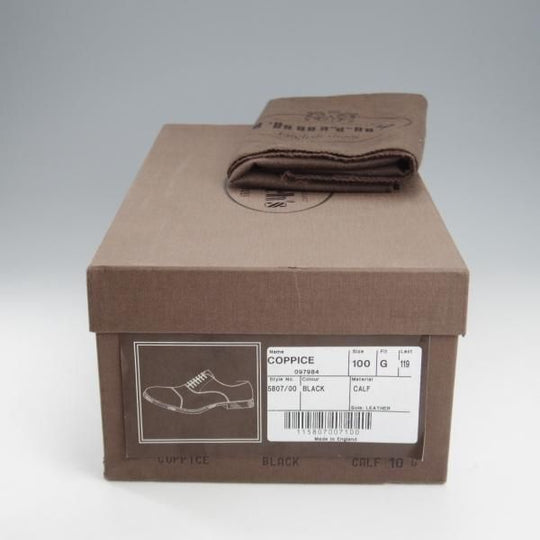 未使用★チャーチ 100G/UK10【★ストレートチップ/COPPICE】119ラスト/カーフ/黒/メンズ/Church's★k983