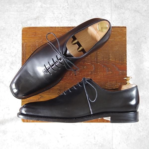 極美品★(伊)サルヴァトーレ・フェラガモ 6.5EE【最上級★TRAMEZZAライン/トラメッザ】ホールカット/黒/Salvatore Ferragamo★k988