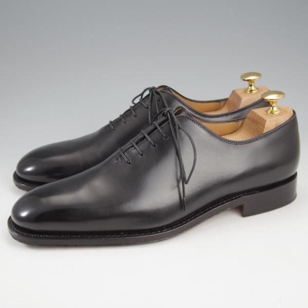 極美品★(伊)サルヴァトーレ・フェラガモ 6.5EE【最上級★TRAMEZZAライン/トラメッザ】ホールカット/黒/Salvatore Ferragamo★k988