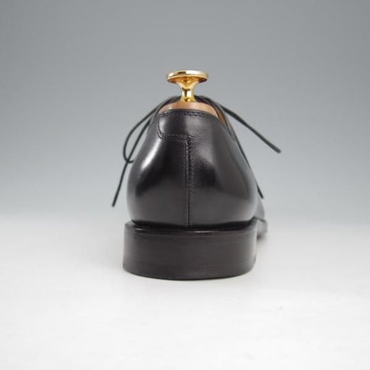 極美品★(伊)サルヴァトーレ・フェラガモ 6.5EE【最上級★TRAMEZZAライン/トラメッザ】ホールカット/黒/Salvatore Ferragamo★k988