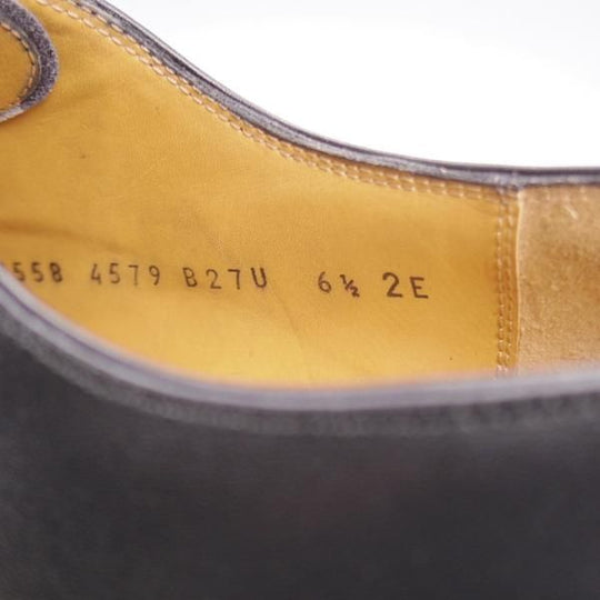 極美品★(伊)サルヴァトーレ・フェラガモ 6.5EE【最上級★TRAMEZZAライン/トラメッザ】ホールカット/黒/Salvatore Ferragamo★k988