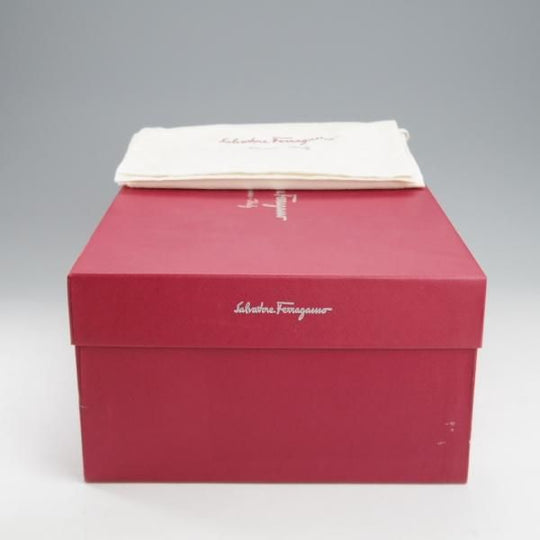 極美品★(伊)サルヴァトーレ・フェラガモ 6.5EE【最上級★TRAMEZZAライン/トラメッザ】ホールカット/黒/Salvatore Ferragamo★k988