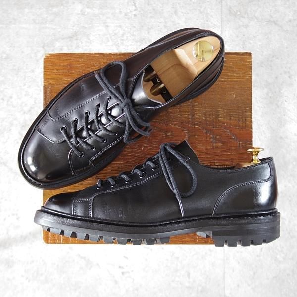 極上★トリッカーズ SIZE 7【貴重★モンキーブーツのローカットモデル/コマンドソール仕様】8183/JAMES COWARD別注/黒/Tricker's★k990