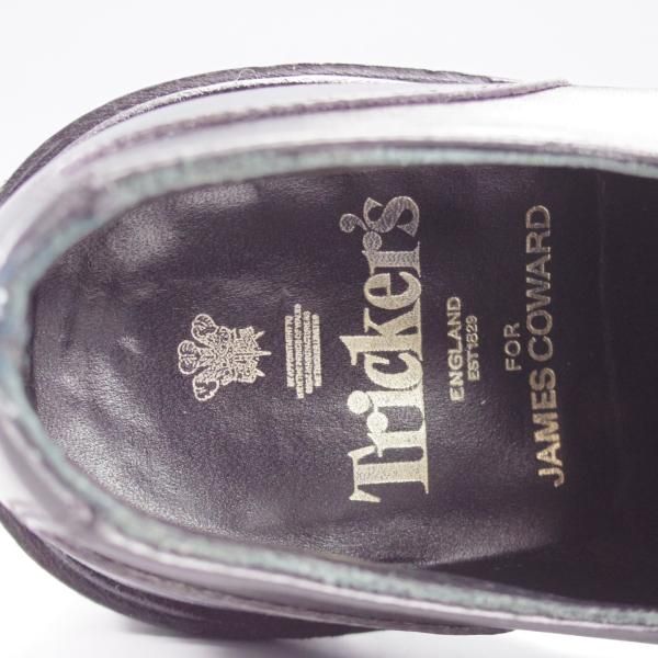 極上★トリッカーズ SIZE 7【貴重★モンキーブーツのローカットモデル/コマンドソール仕様】8183/JAMES COWARD別注/黒/Tricker's★k990