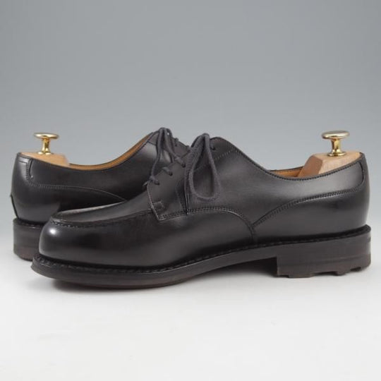 極美品★J.M.ウエストン 6D【定価￥154,000-★ゴルフ/GOLF】641/31ラスト/Uチップ/ボックスカーフ/黒/メンズ/Weston/ウェストン★k993