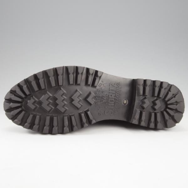 極上★(伊)F.LLIジャコメッティ SIZE 40【定価￥140,800-★マルモラーダ/ゴートレザー(山羊革)仕様/サイドゴアブーツ】FG579/黒★k995