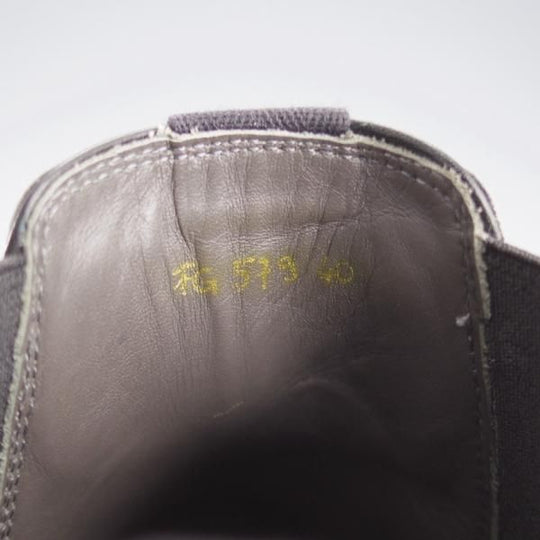 極上★(伊)F.LLIジャコメッティ SIZE 40【定価￥140,800-★マルモラーダ/ゴートレザー(山羊革)仕様/サイドゴアブーツ】FG579/黒★k995