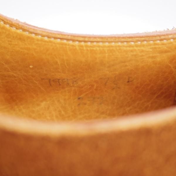 極上★クロケット&ジョーンズ 7.5D【バーニーズNY別注★ストレートチップ/297ラスト】スエード/茶/メンズ/Crockett&Jones★k999