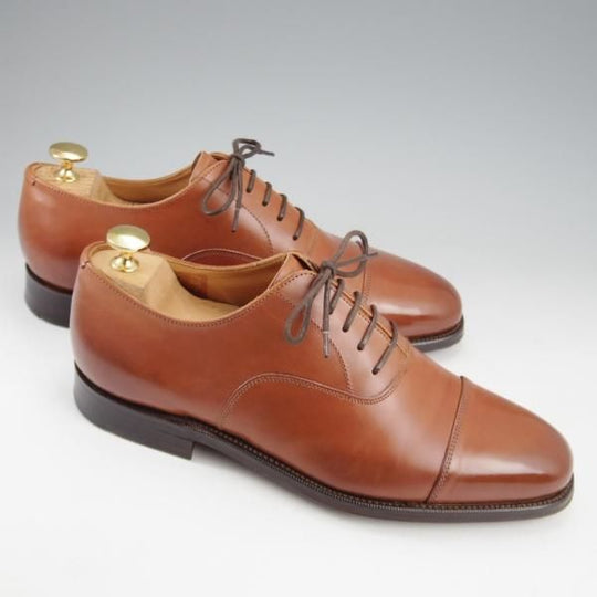 極美品★(英)グレンソン 6.5F【現行定価￥98,890-★G-ONEライン/LONDON】ロンドン/22346/G1/ストレートチップ/カーフ/茶/GRENSON★l001