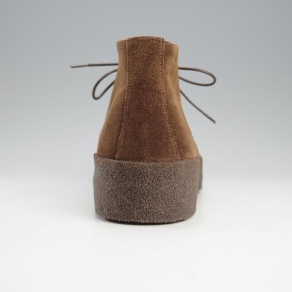 未使用★(英)SANDERS/サンダース SIZE 6.5【定価￥52,800-★チャッカブーツ/マッドガード】6480/スエード/濃茶/メンズ★l002