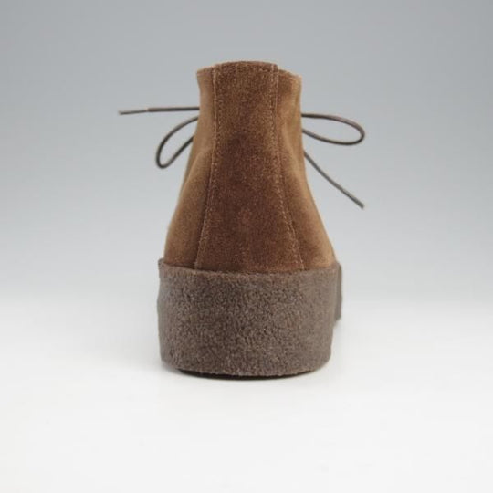 未使用★(英)SANDERS/サンダース SIZE 6.5【定価￥52,800-★チャッカブーツ/マッドガード】6480/スエード/濃茶/メンズ★l002