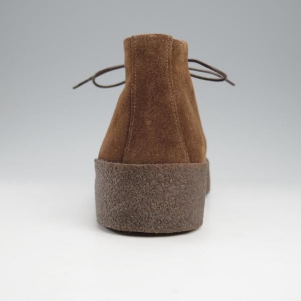 未使用★(英)SANDERS/サンダース SIZE 6.5【定価￥52,800-★チャッカブーツ/マッドガード】6480/スエード/濃茶/メンズ★l002