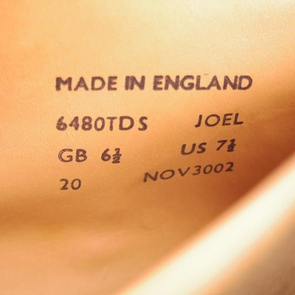 未使用★(英)SANDERS/サンダース SIZE 6.5【定価￥52,800-★チャッカブーツ/マッドガード】6480/スエード/濃茶/メンズ★l002