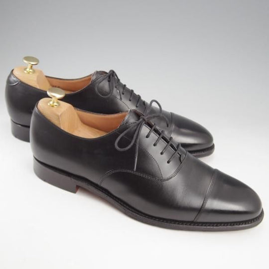 美品★(英)チーニー 9.5E【定価￥60,500-★ロイドフットウェア別注/Mシリーズ】89ラスト/ストレートチップ/カーフ/黒/CHEANEY★l003