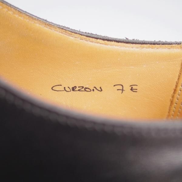 極上★クロケット&ジョーンズ 7E【定価￥99,000-★マスターロイド/CURZON/ハンドグレード】パンチドキャップトゥ/黒/Crockett&Jones★l006